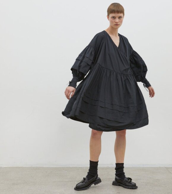 Cecilie Bahnsen - Amalie Dress Recycled Faille Black