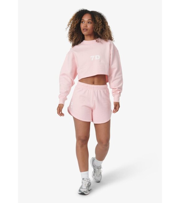 7 Days Active - Monday Cropped Crewneck Rose Shadow