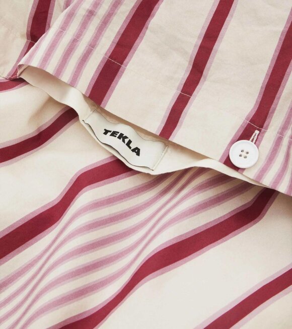 Tekla - Percale Pillow 60x63 Pink Mattress Stripes