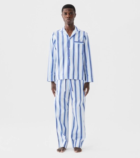 Tekla - Pyjamas Shirt Blue Marquee