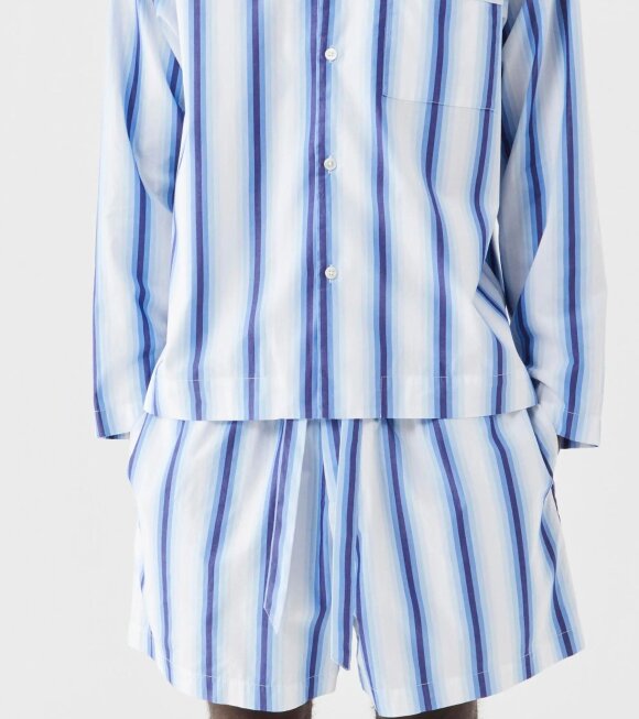 Tekla - Pyjamas Shorts Blue Marquee