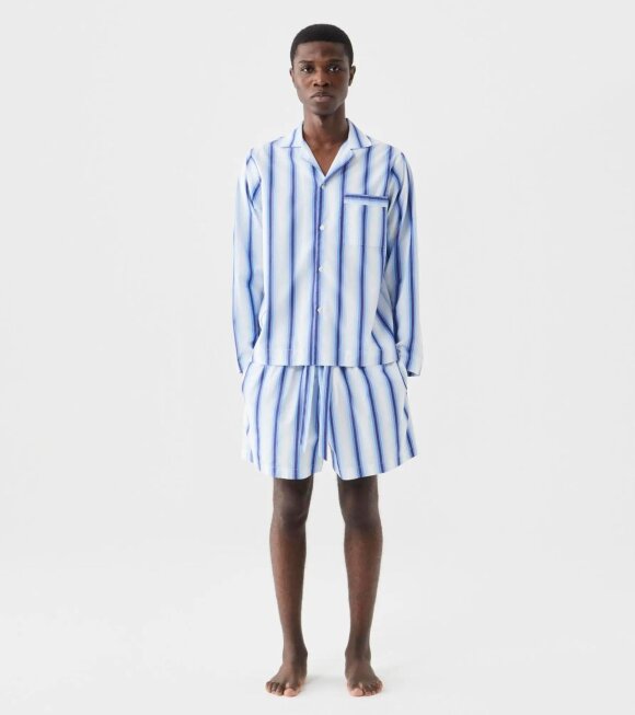 Tekla - Pyjamas Shorts Blue Marquee