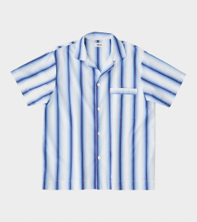 Pyjamas S/S Shirt Blue Marquee