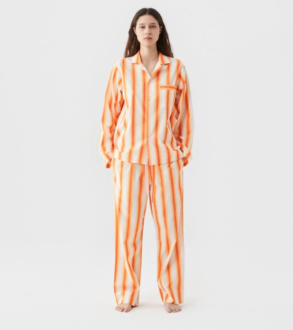 Tekla - Pyjamas Pants Orange Marquee