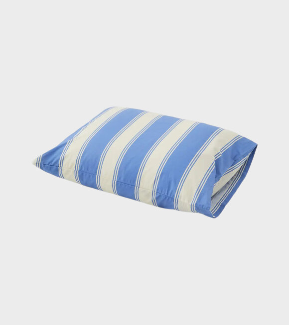 Tekla - Percale Pillow 60x63 Blue Mattress Stripes