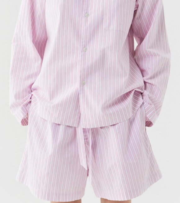 Tekla - Pyjamas Shorts Capri Stripes