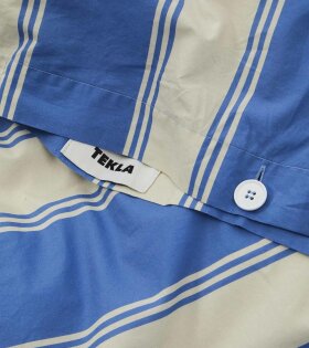 Percale Pillow 60x63 Blue Mattress Stripes
