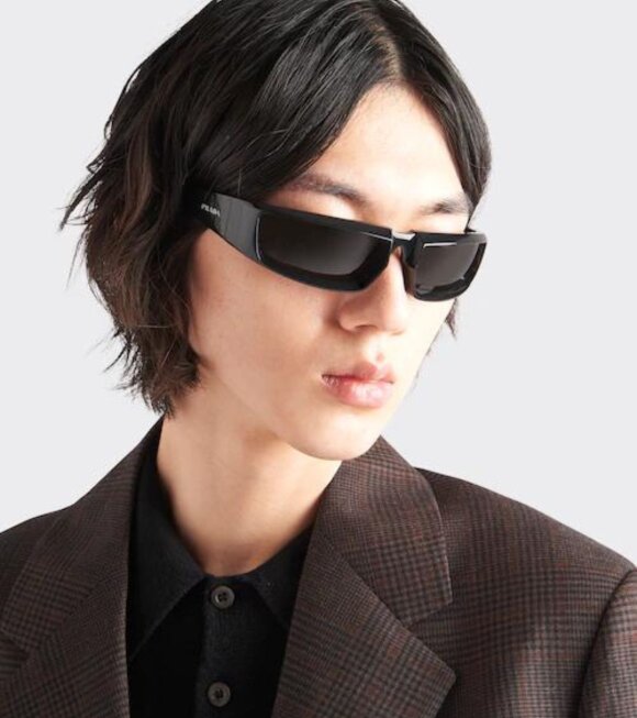 PRADA eyewear - M 0PR25YS Runway Sunglasses Black/Slate Grey
