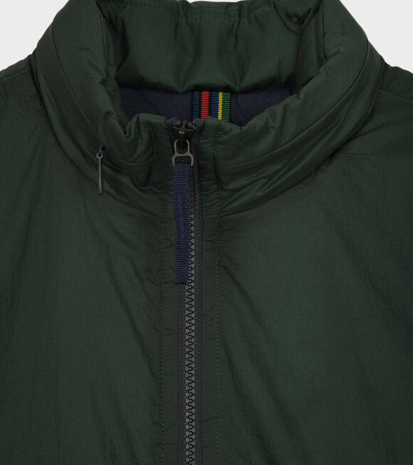 Paul Smith - Mixed Media Gilet Vest Forest Green