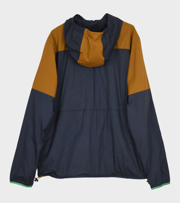 Paul Smith - Hooded Packaway Jacket Navy/Camel/Forest Green