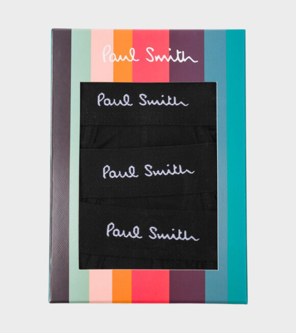 Paul Smith - Long Trunk 3-Pack Black