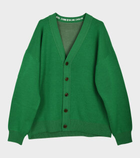 Wool Blend Cardigan Green 