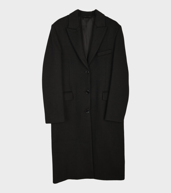 Acne Studios - Tailored Twill Coat Black 