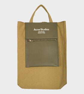 Papery Nylon Tote Bag Green 