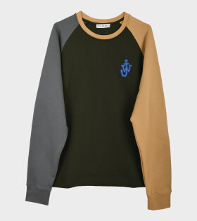 Raglan Color Block Sweatshirt 