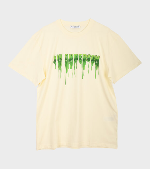 JW Anderson - Slime Logo Classic T-shirt Offwhite 