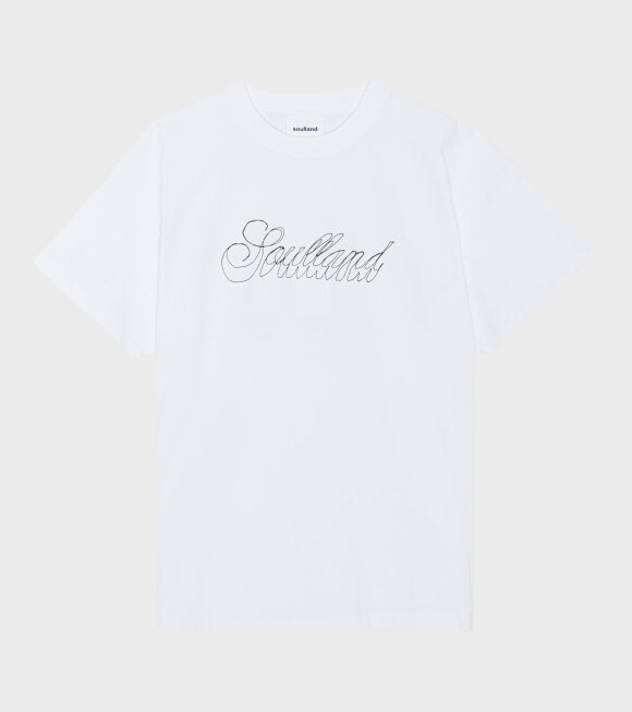 Soulland - Hand Drawn Logo T-shirt White