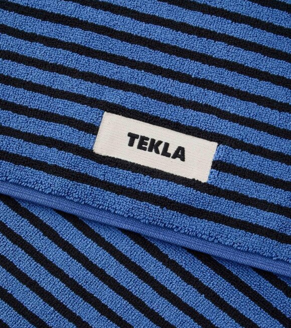 Tekla - Bath Mat 50x70 Blue/Black 