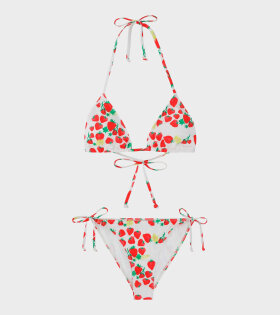 Strawberry Bikini White/Red
