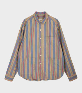 Striped Poplin Shirt Multicolor
