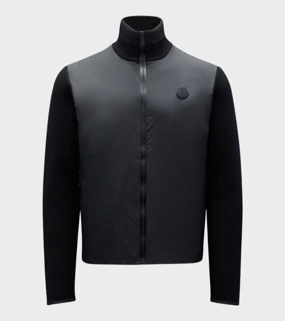 Moncler - Wool Cardigan Tricot Black