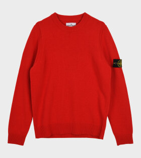 Wool Patch Knit Red
