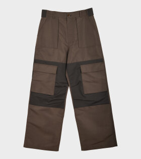 Ripstop Cargo Trousers Chestnut Brown