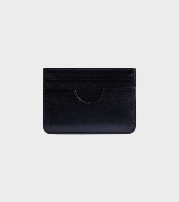 AMI - Leather Card Holder Black
