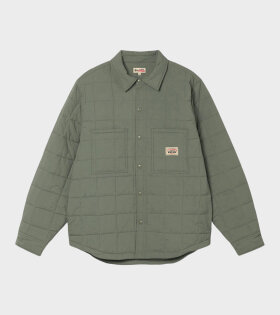 Quilted Fatigue Shirt Green