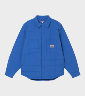 Quilted Fatigue Shirt Blue