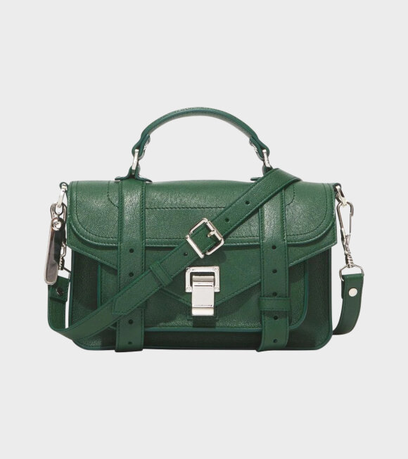 Proenza Schouler - PS1 Tiny Lux Leather Bag Forest Green