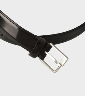 Classic Leather Belt Smooth Black