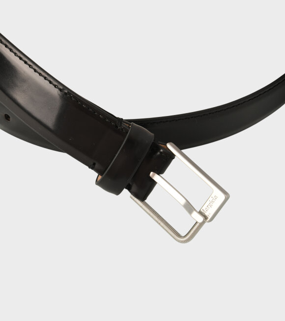 Maison Margiela - Classic Leather Belt Smooth Black