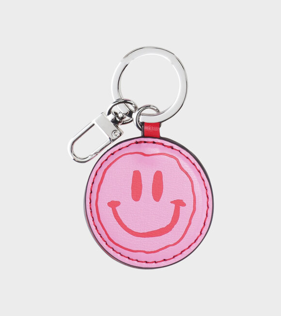 Ganni - Smiley Keychain Cyclamen