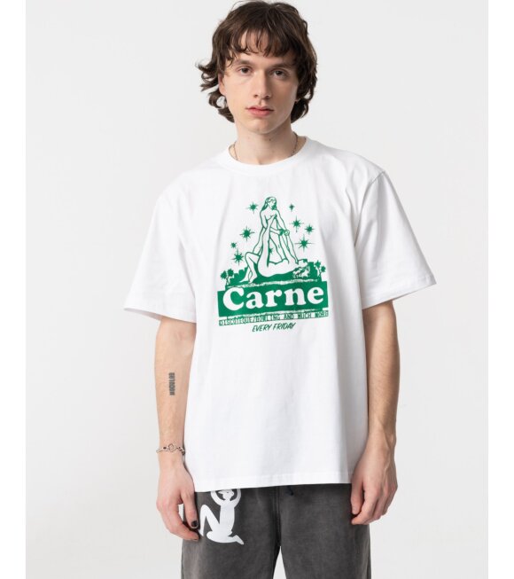 Carne Bollente - Roller Coaster T-shirt White