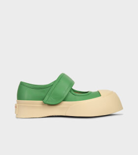 Mary Jane Sneaker Apple Green Leather