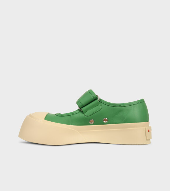 Marni - Mary Jane Sneaker Apple Green Leather