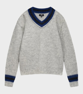 Mohair Tennis Sweater Ash