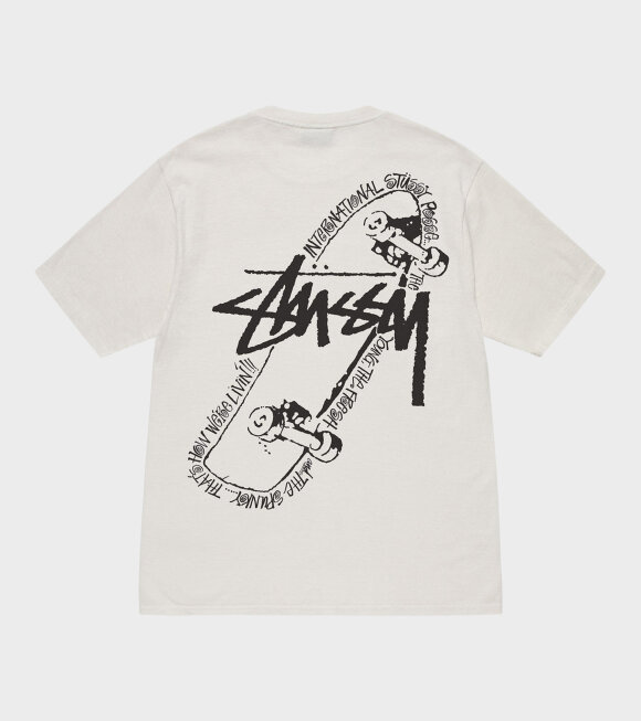 Stüssy - Skate Posse Pigment Dyed Tee Natural