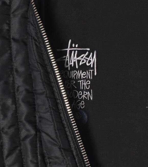 Stüssy - Canvas Insulated Work Jacket Black