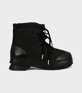 Lace Up Ankle Boots Black 