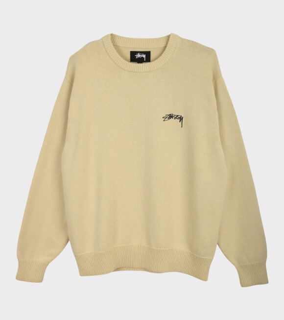 Stüssy - Care Label Sweater Natural