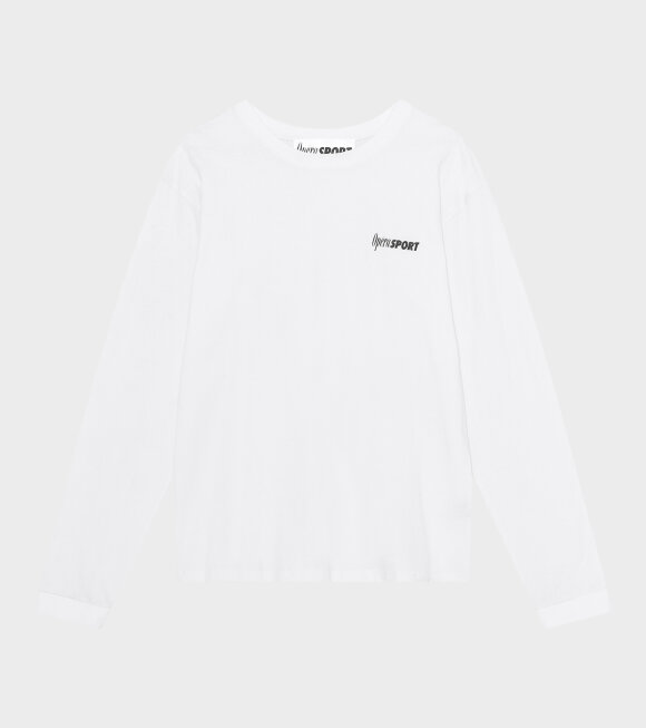 OperaSPORT - Claudette Unisex LS T-shirt White