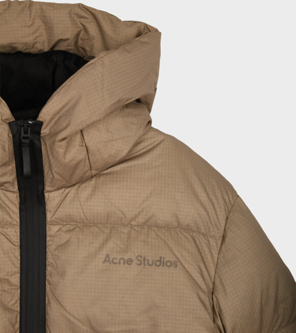 Acne Studios - Hooded Puffer Jacket Mushroom Beige