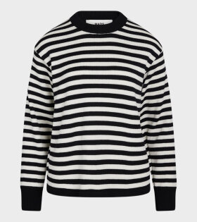 Cast Sweater Black/White