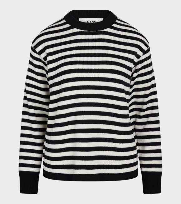 Mads Nørgaard  - Cast Sweater Black/White