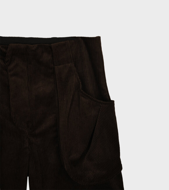 AF Agger - Corduroy Combat Trousers Brown