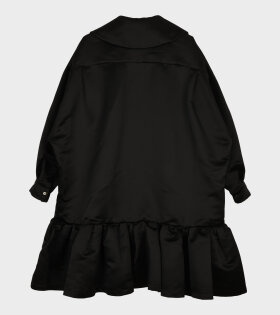 Large Coller Dress Black