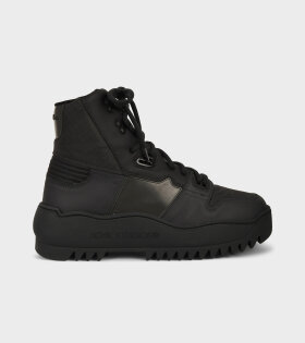Leather Lace Up Ankel Boots Multi Anthracite