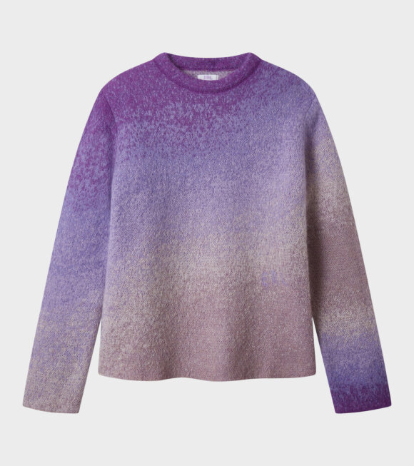 ERL - Gradient Crew Neck Sweater Purple